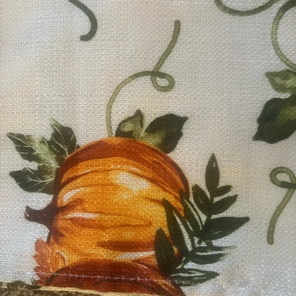 Autumn Pumpkin Print Fabric